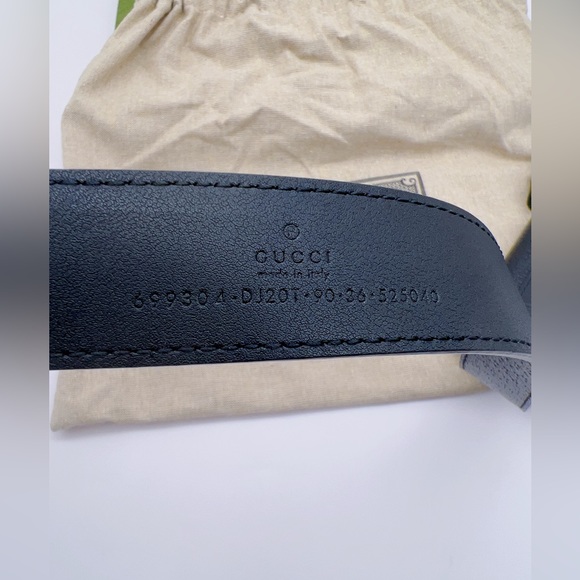 NWT Authentic Gucci Marmont Unisex 3-way Belt Bag in Black Size 90/36 - Picture 4 of 16